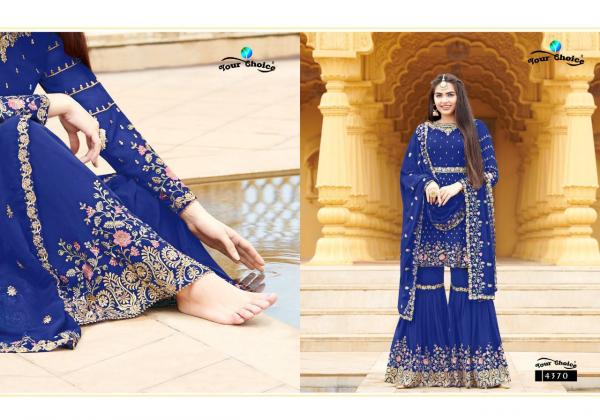 Your Choice Zaraa 12 Georgette Wear Designer Salwar Suits